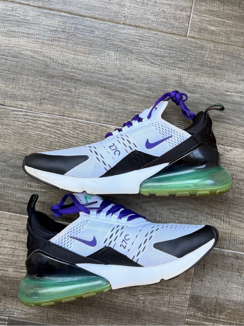 Nike air Max 270 women’s grape sneakers 8.5 - Picture 2 of 6